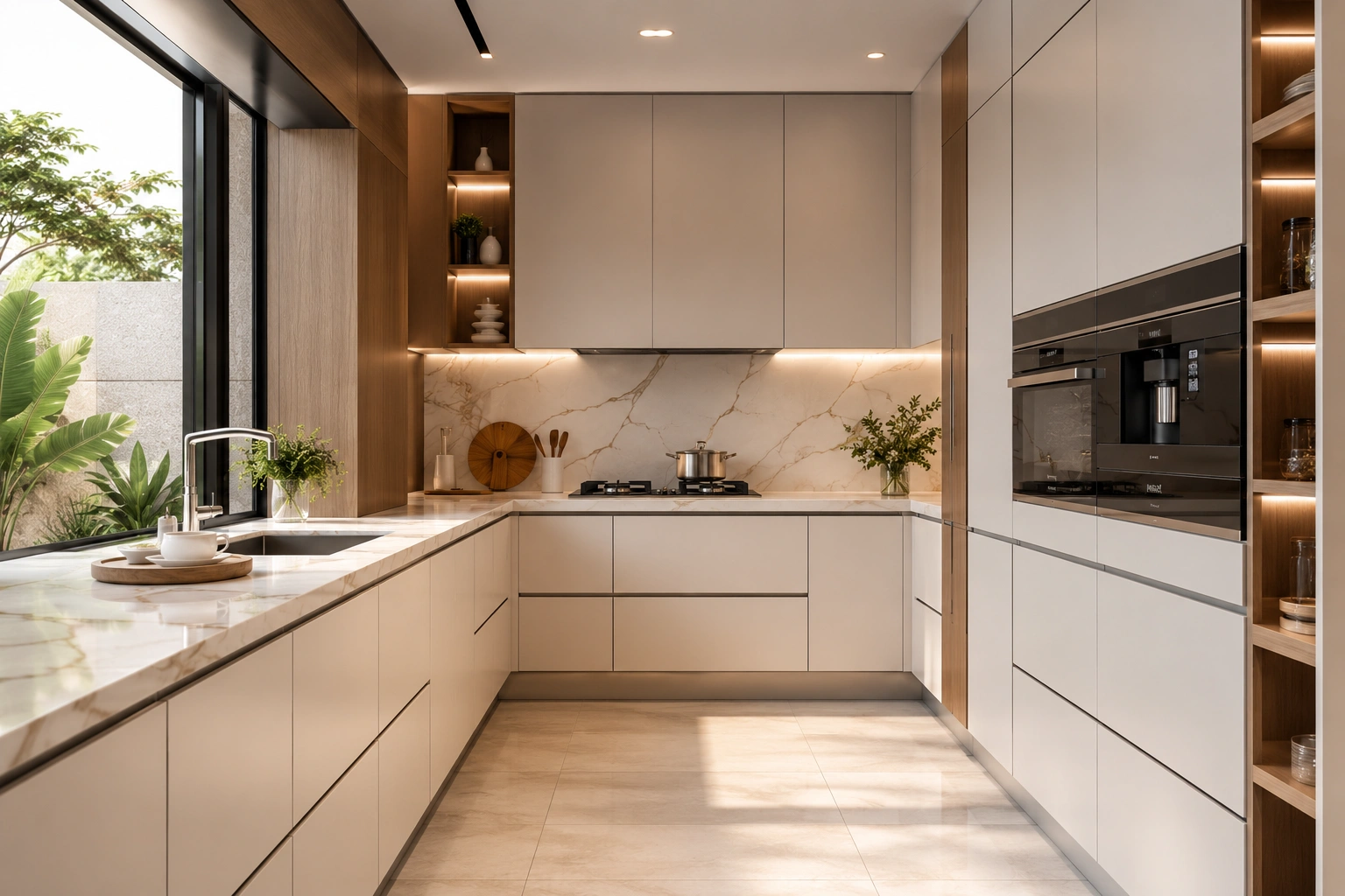 U-Shaped Kitchen