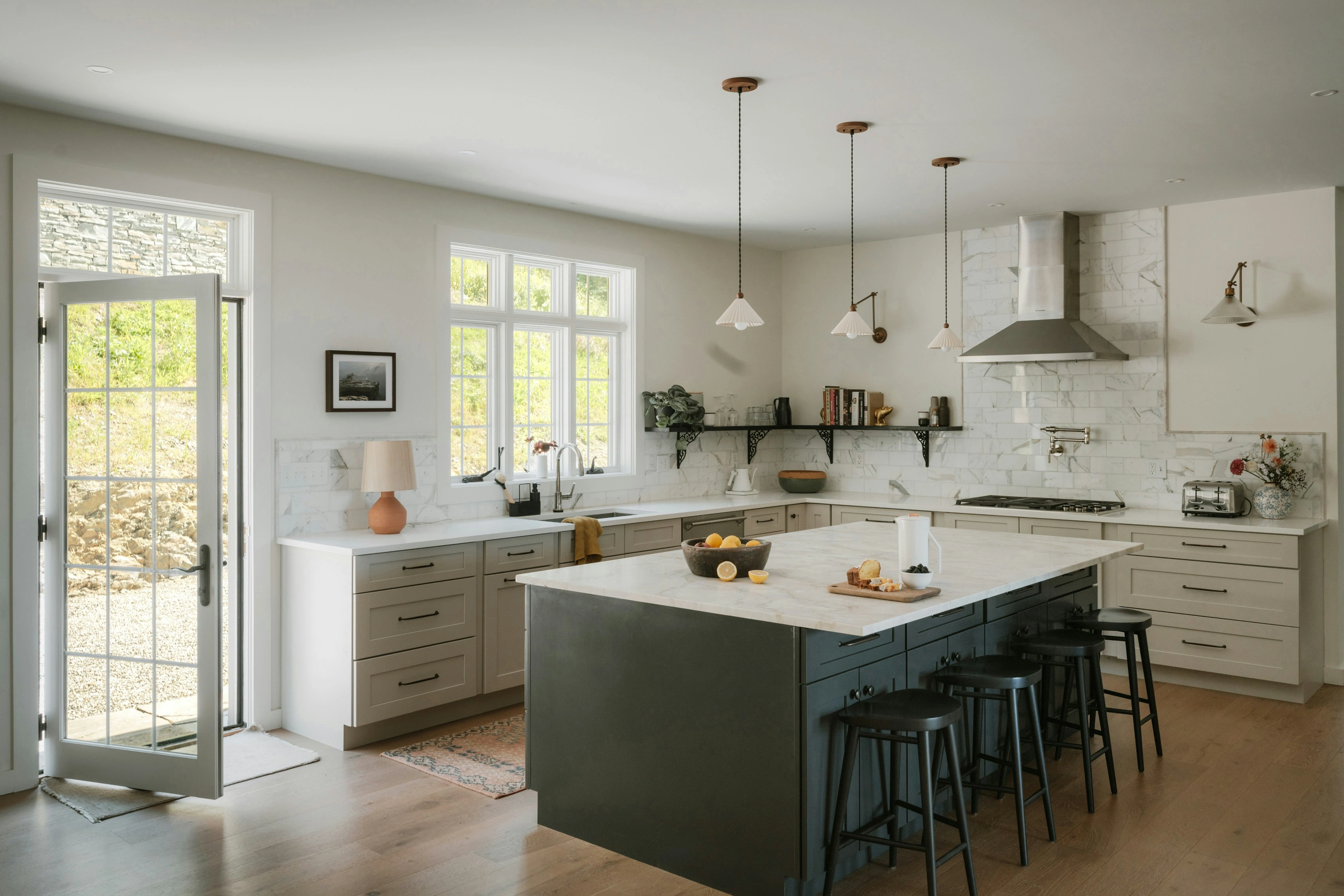 Walnut Luxury Island Kitchen