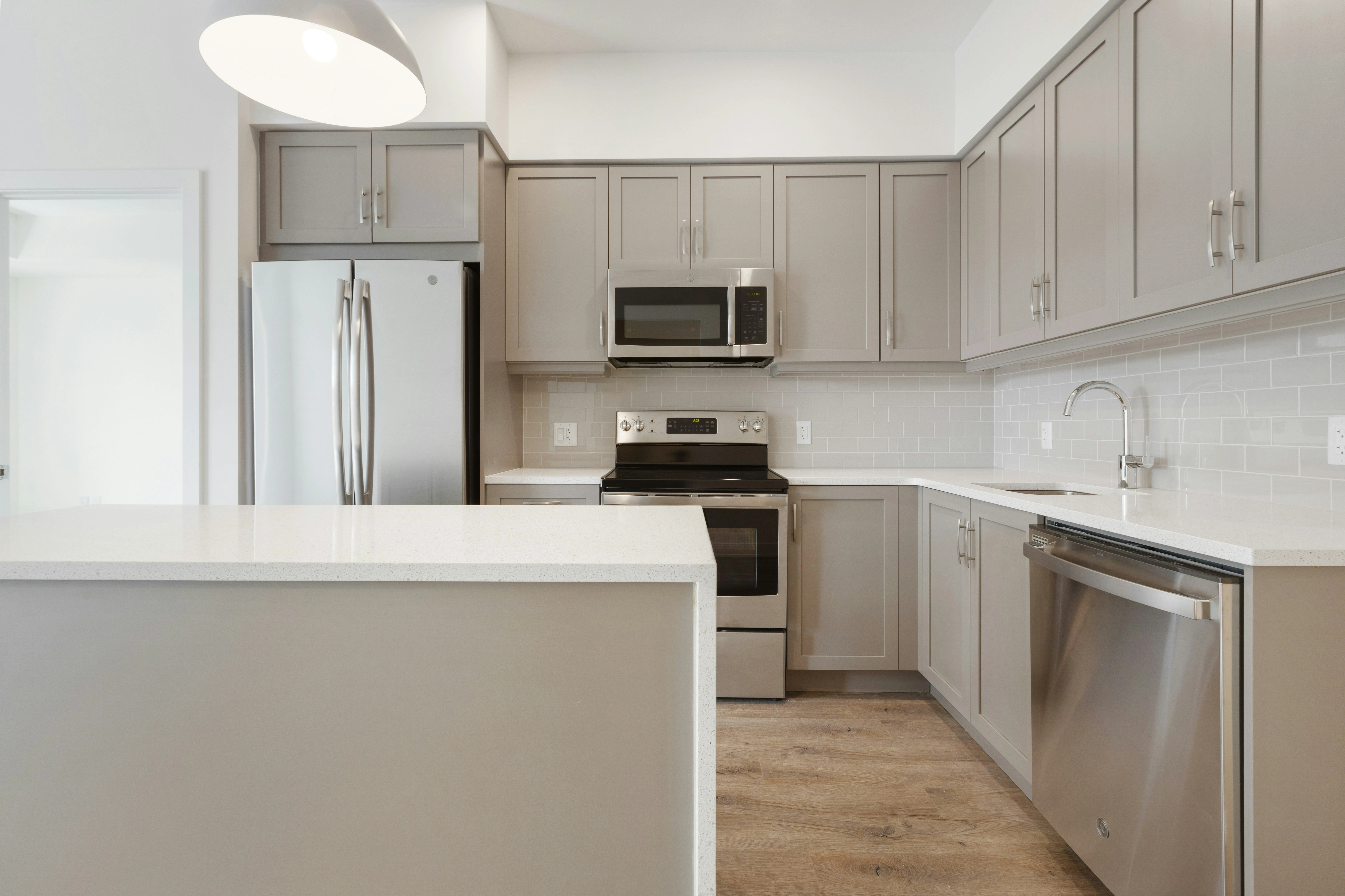 Minimal White Kitchen