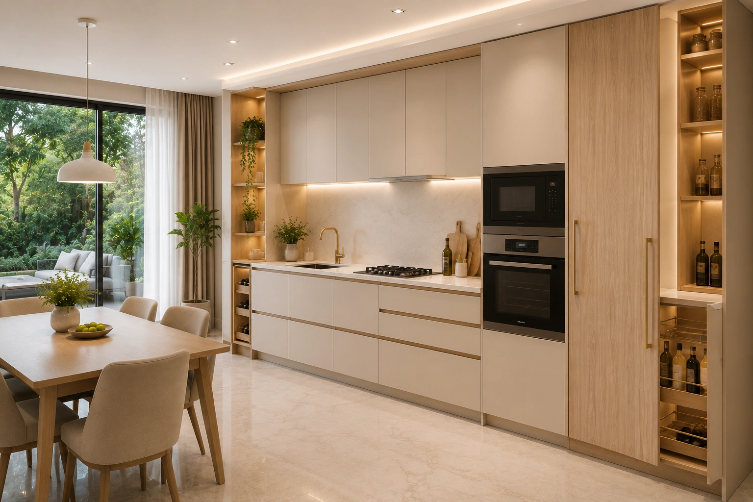 Luxury Compact Kitchen